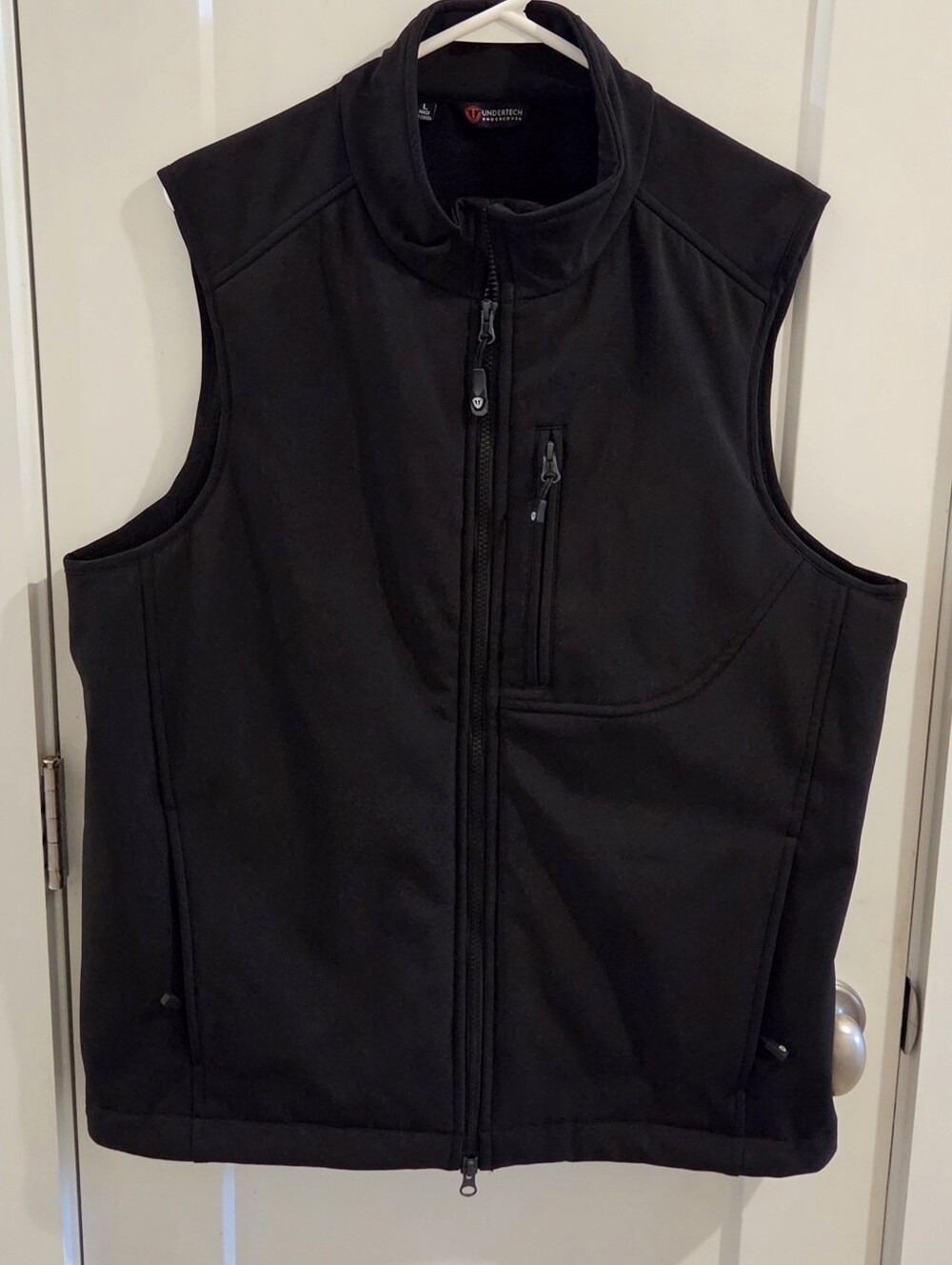 Undertech Undercover Full-Zip Soft Shell Concealed Carry Vest - Size Large - Bla